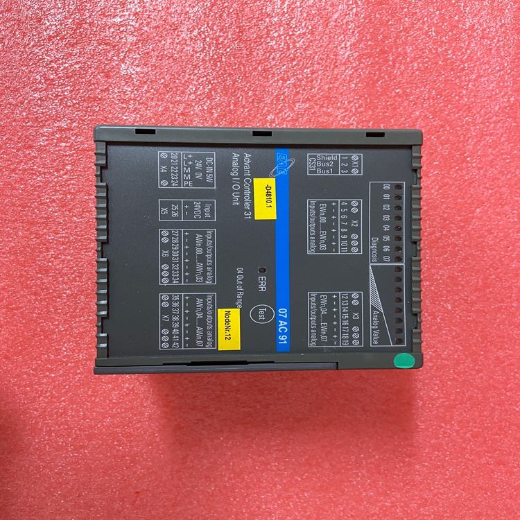 ABB 07AC91D GJR5252300R0101 模擬量輸入輸出模塊